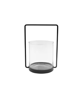 Lanternes à bougies suspendues en métal noir faites à la main pour la décoration de la maison, prix de gros - Product Image 2