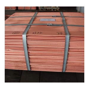 Cathodes de cuivre de haute pureté 99.99 pour cent de feuilles de métal industrielles de qualité électrolytique approvisionnement en gros en vrac disponible - Product Image 3