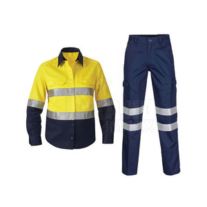 Combinaison de soudage résistante à la chaleur de haute qualité pour hommes, vêtements de sécurité réfléchissants personnalisés de meilleure qualité - Product Image 1