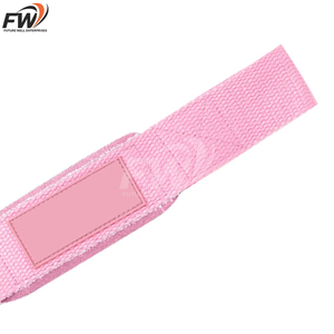 Sangles de musculation en coton en forme de 8 pour haltérophilie, powerlifting, musculation, accessoires de gym, sangles et poignées. - Product Image 5