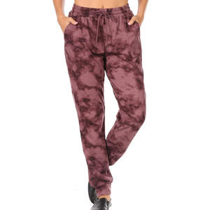 Pantalones Deportivos de Felpa con Logotipo Personalizado, Pantalones de Chándal de Gimnasio de Buena Calidad para Mujer, Pantalones Deportivos Holgados con Bolsillos y Cintura Elástica - Product Image 2