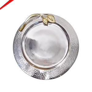 Nouveau design 2024 Plaques de chargeur en métal martelé argenté - Product Image 3