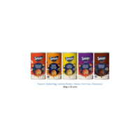 Supremeo Popcorn aromatisé au chocolat 50g x 60 pkts Toujours croquant Saveur Air Popped Snack sain Faible en gras Faible en calories