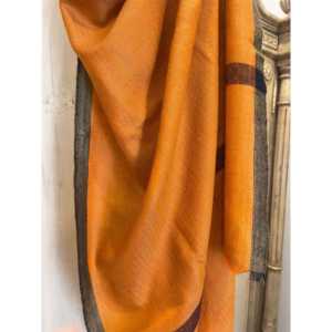 Pañuelo de pashmina étnico bordado de verano con tejido de diamante para hijab largo de tela de encaje color óxido con estampado. - Product Image 1