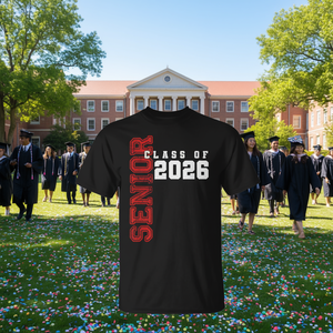 T-shirt Promozionale per la Laurea 2026 - T-shirt per la Classe di Fine Anno 2026 per i Laureati - Product Image 3