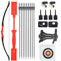 Ensemble de démarrage pour arc recurve de loisirs en plein air, incluant flèches, repose-flèches, équipement de protection, conception démontable et poids de tirage sélectionnables