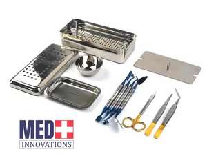 Kit de cirugía de implante dental integral Instrumentos de acero inoxidable PRF GRF System Set Manual Power Dental Med Innovation - Product Image 6