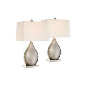 Manufacture Hotel Luxury Modern Fabric Lampshade Metal Table <b>Lamp</b> Home Decoration Night Light Bedside Table <b>Lamp</b> - Product Image 2