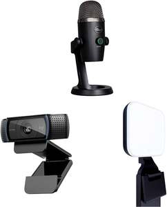 Microphone USB Logitech Blue Yeti pour PC, Mac, jeux, enregistrement, streaming, podcasting, studio et ordinateur, à condensateur, plug-and-play - Product Image 4