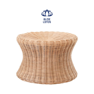 Tabouret en osier tressé GEM - Product Image 1