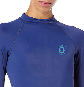 OEM séchage rapide femmes Rush Guard chemise de plongée Logo personnalisé femmes Plain Rush Guard du Pakistan - Product Image 5