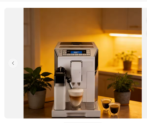 Cafetera Eléctrica Moderna de 8 Tazas con Alimentación USB/Solar, ECAM45760B, Carcasa de Acero Inoxidable, Autolimpiante, Control por Aplicación, para Exteriores - Product Image 1