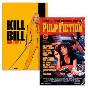 Uma Thurman Posterset Modern Filmplakate Wall Decor Made of Stylish Paper - Product Image 1