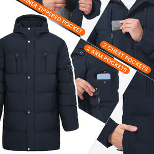 Unique Style Custom Made Men Parka <b>Jacket</b> Pakistan Manufacture High Quality Solid Colour Men Parka <b>Jacket</b> - Product Image 5