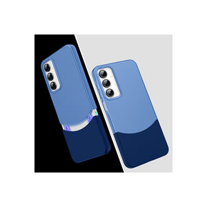 Étui en silicone double couverture magnétique ATA pour Samsung pour Galaxy A56 Bleu marine Anti-empreintes digitales Protection en silicone souple pour A53 - Product Image 1