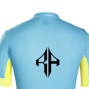 Servicios OEM Camisetas de Ciclismo de sublimación de secado rápido transpirables para hombres Cremallera completa 100% Material de poliéster Premium Alta calidad personalizada - Product Image 5