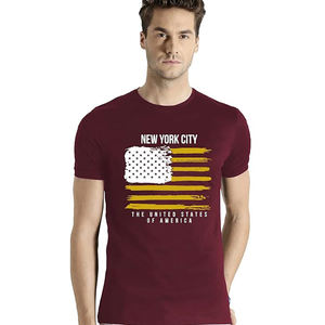 Gran oferta de camiseta ajustada a la moda para hombre, camisetas de estilo deportivo sublimadas e impresas de diseño personalizado de algodón orgánico 100% - Product Image 3