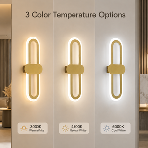 Modern Acrylic Led Wall <b>Light</b> 14W Metal Design For Indoor Home Hotel Bedroom Living Room <b>Corridor</b> With CCT Options - Product Image 4
