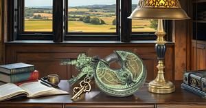 Serrure à cadenas en laiton avec clés de travail cadenas shankh fonctionnel noir serrures à collectionner serrures à combinaison pour portes boîte à outils - Product Image 6