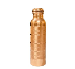 Silver Touch Design Pure Copper <b>Water</b> <b>Bottle</b> 950ml Direct Drinking Eco-Friendly for Home <b>Gym</b> Yoga Unisex - Product Image 1