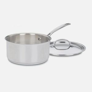 Sartén de metal de acero inoxidable con base de inducción de la mejor calidad para uso diario en la cocina, sopas de agua hirviendo con leche - Product Image 3