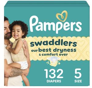 LOS MÁS VENDIDOS Pañales Pam pers Swaddlers TODAS LAS TALLAS Absorbentes Mantienen al Bebé Seco y Cómodo Piel Sensible Pañal Desechable para Bebé - Product Image 1