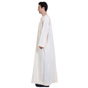 Elegante Thobes Pecho personalizado forcejeo Tradicional OEM Estilo moderno Hombres Thobe Último diseño Thobe / Thawb - Product Image 3
