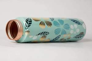 ฝาขวดน้ำทองแดงแท้พิมพ์ลายงานศิลป์คุณภาพพรีเมียม งานแฮนด์เมด ความจุขนาดใหญ่ เป็นมิตรกับสิ่งแวดล้อม เหมาะสำหรับโปรโมทแบรนด์ ราคาประหยัด - Product Image 3