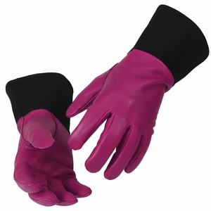 Gants de soudage TIG en cuir de vachette certifiés CE EN388, gants de soudage MIG, résistants à la chaleur, gants de travail industriels - Product Image 6