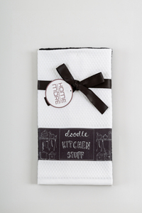Vente en gros de serviettes en coton au design de Noël personnalisé, imprimé, à séchage rapide doux pour la cuisine, idée cadeau - Product Image 2