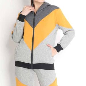 Ventes en gros 2025 de sweats à capuche en tricot pour femmes, avec fermeture éclair, imprimés sur mesure, coupe ajustée, logo sur le devant, streetwear, sweats à capuche de différentes couleurs - Product Image 1