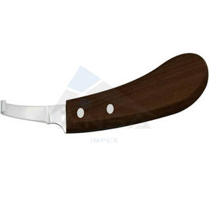 Premium Right Hand Narrow Hoof Knife with <b>Plain</b> Blade Durable Farrier <b>Tool</b> for Hoof Trimming and Horse Hoof Care - Product Image 1