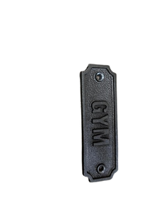 Iron plaque <b>Plate</b> <b>wall</b> Mount rustic cast iron number sign <b>plate</b> vintage style office sign <b>plate</b> - Product Image 2