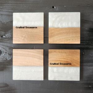 Mejor precio MOP hecho a mano madre de perla MDF y posavasos para tazas de té Juego de 6 con soporte Decoración del hogar Posavasos Fabricación - Product Image 3