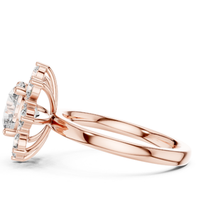 Anillos de diamantes de corte redondo para mujer, opciones cultivadas en laboratorio o naturales disponibles, compromiso perfecto, boda y regalos - Product Image 4