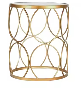 Mesa de vino hecha a medida, muebles de madera de gran tamaño para el hogar, muebles de diseño exclusivo para sala de estar, mesa auxiliar de Metal - Product Image 6