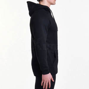 Sudadera con Capucha Premium para Hombre, para Invierno, con Cierre, Forro Polar Ligero y Cómodo, para Entrenamiento, Gimnasio, Correr, Uso Diario Activo - Product Image 3