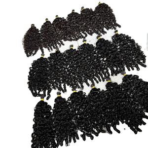 Extensiones de Cabello Humano Virgen Natural Rizado y Ondulado, Clip Ins de Punta Plana, Doble Trama, Ondulado Profundo, Precio al por Mayor - Product Image 3