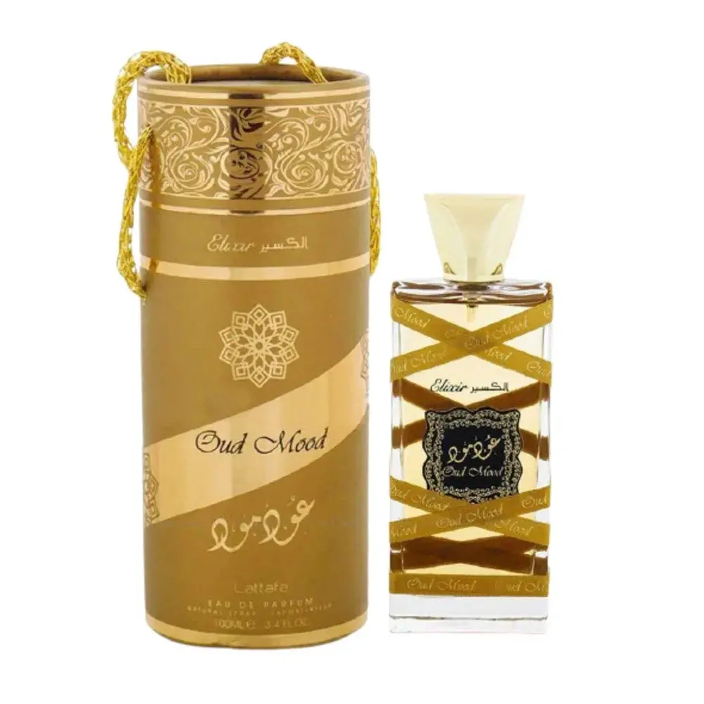 Hochwertiges Oud Mood Elixir EDP - 100ML von Lattafa für Unisex Premium Quality Best Fragrance Parfums Spicy and Woody