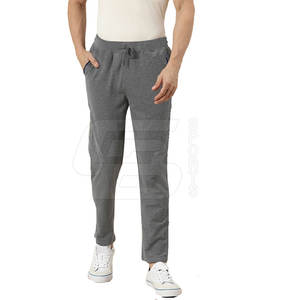 Pantalones de chándal ajustados para hombre personalizados, ropa deportiva informal de lona ligera, cintura media, patrón recto, precio atractivo - Product Image 1