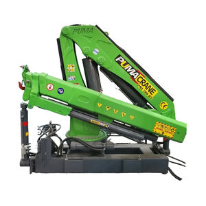 Nueva grúa hidráulica montada en camión con capacidad de 7 toneladas, Construcción fuerte con componente de núcleo de bomba de pluma plegable de alto momento de carga - Product Image 1