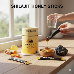 OEM Shilajit Resin 30 Stick canela sabor 400mg 6gm Pure Himalayan shilajit Honey Sticks con miel orgánica naturalmente para hombres - Product Image 2