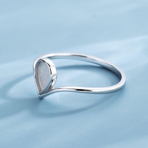 Componente de Joyería Conmemorativa de Plata de Ley 925 de Alta Calidad, Forma de Lágrima de 4x6mm, para Guardar Leche Materna o Cenizas, para DIY - Product Image 3