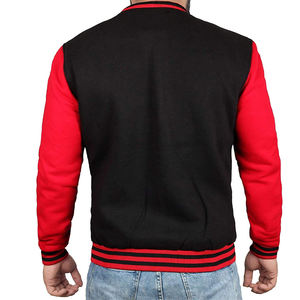 Venta al por mayor personalizado Chenille bordado parche chaquetas de los hombres cadena bordado bombardero béisbol Letterman Varsity chaqueta para el invierno - Product Image 3