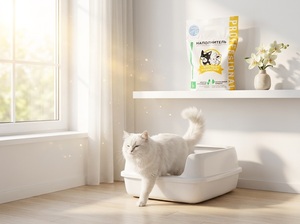 Litière pour chat PureFluff Pro 100% naturelle à base de blé et de vanille, comestible et sans danger pour les chats, les chatons, les lapins, les hamsters, les cochons d'Inde, les rats - Product Image 4