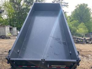 Remorque à benne basculante d'occasion 2024 7x16 2 pieds 14k 7 tonnes D14K7162G Composants principaux de l'engrenage et du moteur pour tracteur agricole - Product Image 4