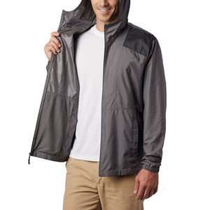 Veste coupe-vent réversible élégante en polyester 100% avec logo personnalisé et impression par sublimation Veste coupe-vent grande taille pour hommes - Product Image 1