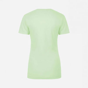 Camisetas Cortas de Algodón para Mujer, Cuello Redondo, Ajustadas, Transpirables, Ecológicas, con Estampado por Transferencia de Calor, OEM, Ideales para el Verano - Product Image 3