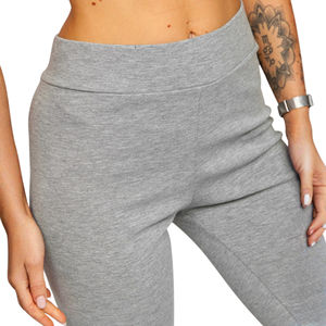 Leggings Capri de Yoga Basiques pour Femme, Doux et Unis, Taille Mi-Haute, Longueur 3/4 (Jusqu'au Genou), Effet Coton, pour la Gym et l'Entraînement, Collants d'Été - Product Image 6