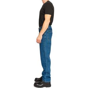 Pantalones vaqueros azules desgastados lavados para hombre Otoño Invierno Casual Streetwear Jeans de pierna recta hombres - Product Image 6